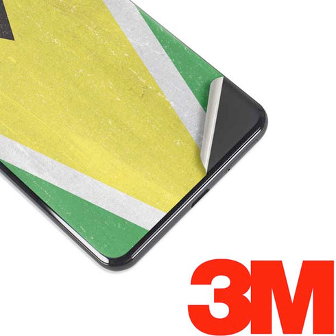 Guyana Flag Distressed Google Pixel 3 XL Skin